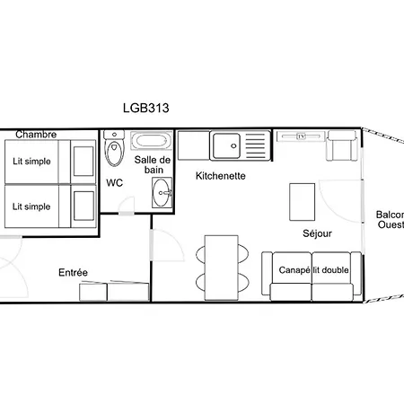 Confortable 2 Pièces, Skis Aux Pieds, 4 Pers. Proche Commerces - Fr-1-182a-40 Appartamento